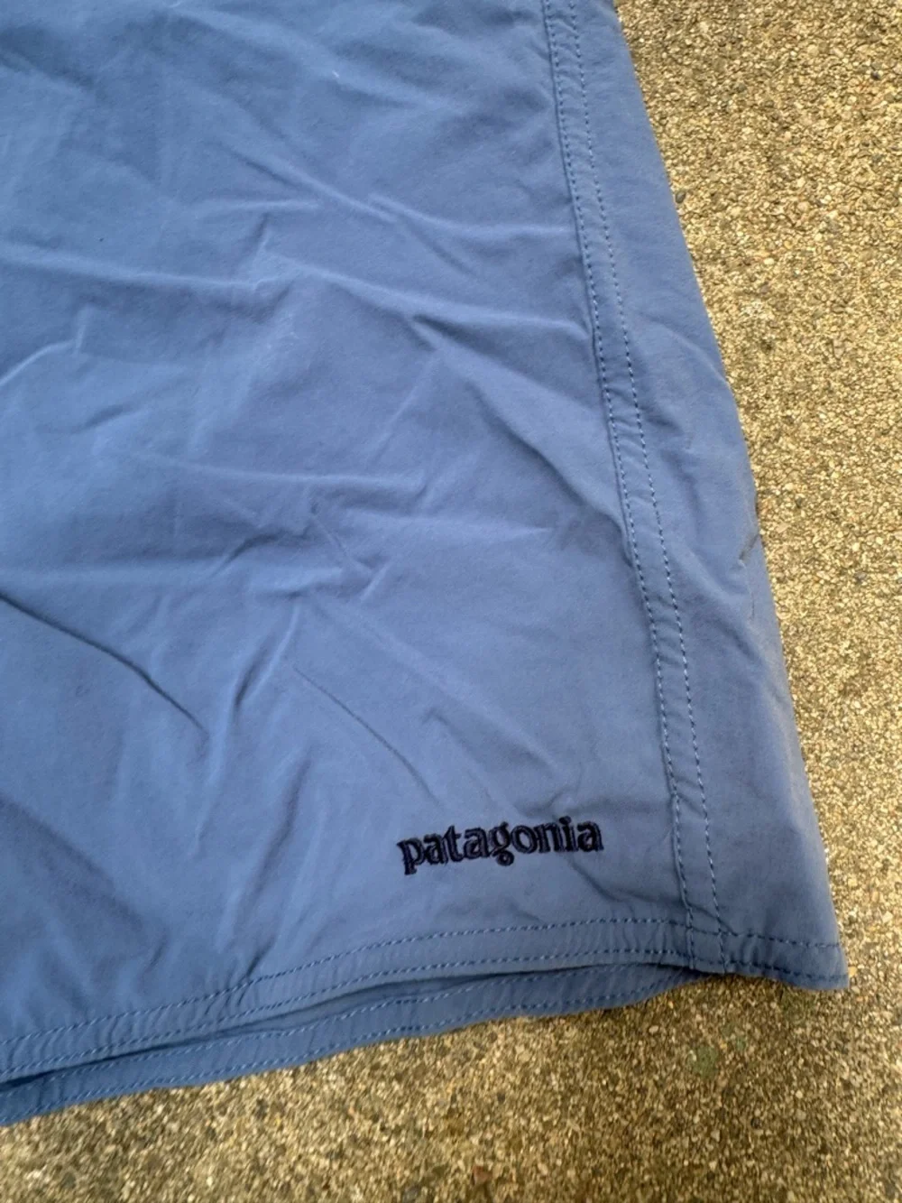 Patagonia Board Shorts Mens 36 Blue Swim Trunks Wavefarer Style Surf